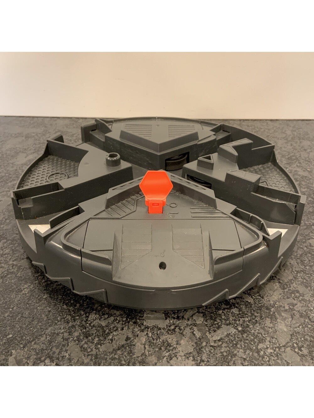 Hot Wheels 2017 Roto Revolution Gray Round Vehicle Car Electronic Launcher WORKS
